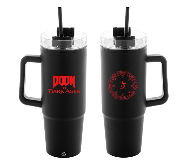 DOOM: The Dark Ages Insulated Mug "Shield" Black/Red– JETZT KAUFEN BEI GLACIER GAMES .at