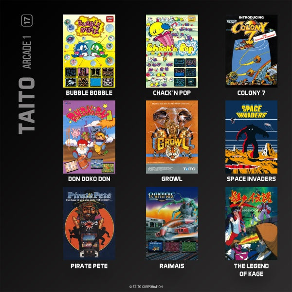 Blaze Evercade Taito Arcade Collection 1 Cartridge – Bild 3– JETZT KAUFEN BEI GLACIER GAMES .at