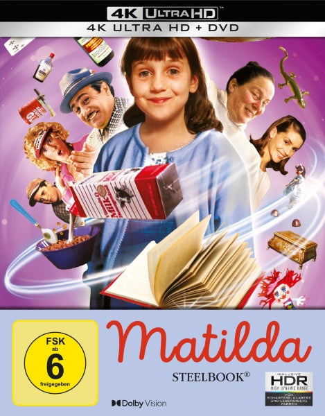 Matilda (Limitiertes Steelbook, 4K-UHD+DVD)– JETZT KAUFEN BEI GLACIER GAMES .at
