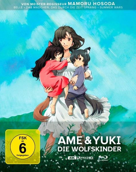 Ame & Yuki - Die Wolfskinder (Limitiertes Steelbook, 4K-UHD + Blu-ray)– JETZT KAUFEN BEI GLACIER GAMES .at