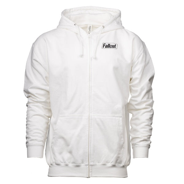 Fallout Zipper Hoodie "Gamble" White XXL – Bild 6– JETZT KAUFEN BEI GLACIER GAMES .at