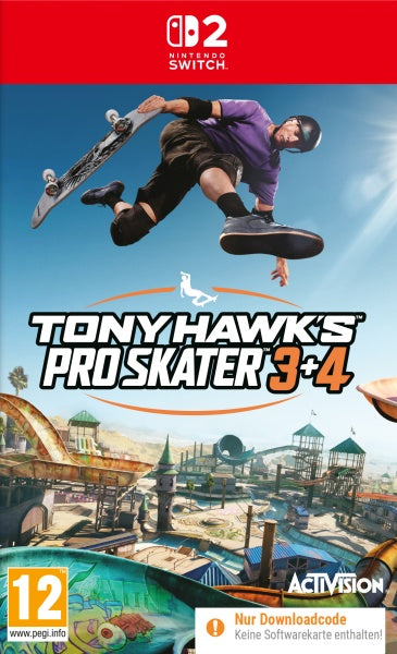 Tony Hawk's Pro Skater 3+4 (Code in a Box) (Switch 2) (Nintendo Switch)– JETZT KAUFEN BEI GLACIER GAMES .at