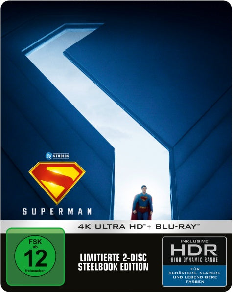 Superman (Limitiertes Steelbook B, 4K-UHD+Blu-ray)– JETZT KAUFEN BEI GLACIER GAMES .at