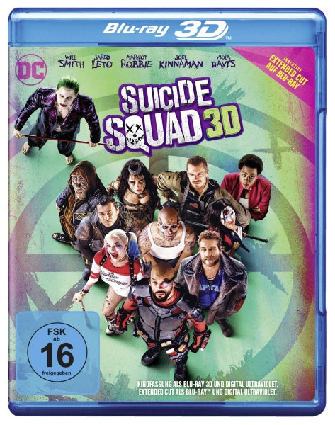 Suicide Squad (Kinofassung & Extended Cut) (3D Blu-ray)– JETZT KAUFEN BEI GLACIER GAMES .at