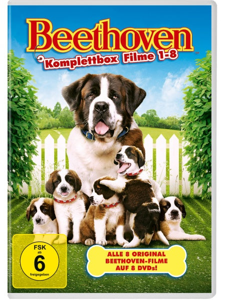 Beethoven - Komplettbox Film 1-8 (DVD)– JETZT KAUFEN BEI GLACIER GAMES .at