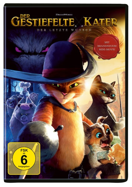 Der gestiefelte Kater - Der letzte Wunsch (DVD)– JETZT KAUFEN BEI GLACIER GAMES .at