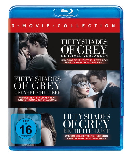 Fifty Shades of Grey - 3 Movie - Collection (Blu-ray)– JETZT KAUFEN BEI GLACIER GAMES .at