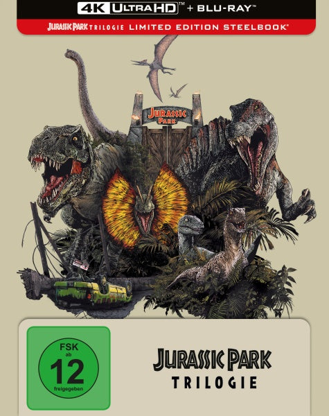Jurassic Park / The Lost World: Jurassic Park / Jurassic Park 3 (4K-UHD)– JETZT KAUFEN BEI GLACIER GAMES .at