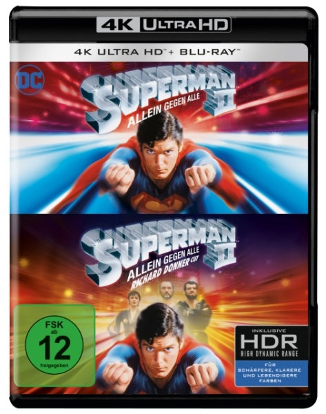 Superman II: Allein gegen alle (Kinoversion & Richard Donner Cut) (4K-UHD)– JETZT KAUFEN BEI GLACIER GAMES .at