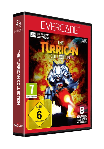 Blaze Evercade The Turrican Collection 1 Cartridge– JETZT KAUFEN BEI GLACIER GAMES .at