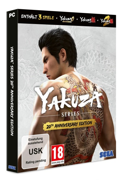 Yakuza Series 20th Anniversary Edition (Code in a Box) (PC)– JETZT KAUFEN BEI GLACIER GAMES .at