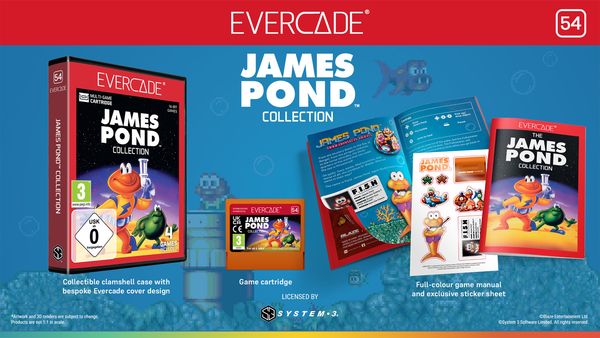 Blaze Evercade James Pond Collection Cartridge
