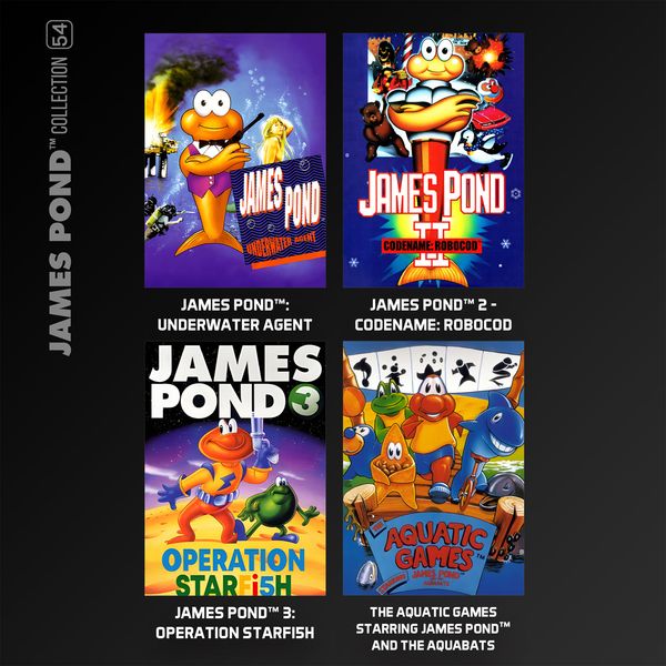 Blaze Evercade James Pond Collection Cartridge