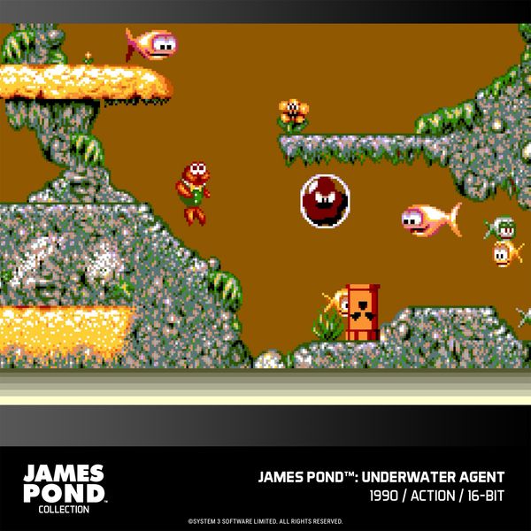 Blaze Evercade James Pond Collection Cartridge