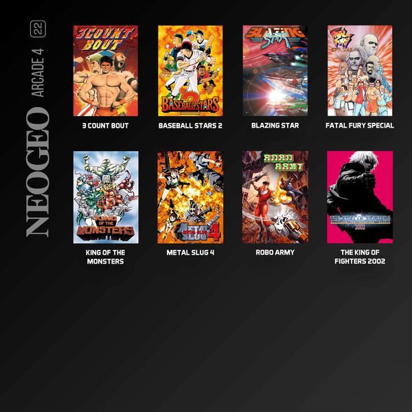 Blaze Evercade NeoGeo Arcade 4 Cartridge – Bild 3– JETZT KAUFEN BEI GLACIER GAMES .at