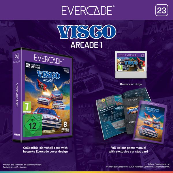Blaze Evercade Visco Arcade 1 Cartridge