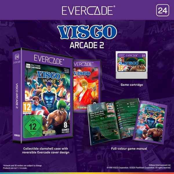 Blaze Evercade Visco Arcade 2 Cartridge