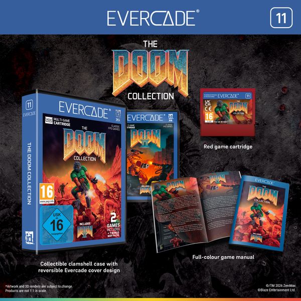 Blaze Evercade The Doom Collection 1 Cartridge