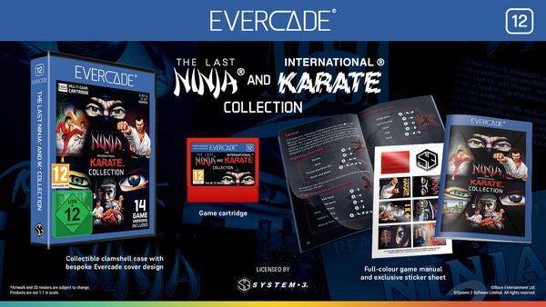 Blaze Evercade The Last Ninja and IK Collection Cartridge