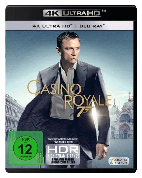 James Bond - Casino Royale (4K-UHD + Blu-ray)– JETZT KAUFEN BEI GLACIER GAMES .at