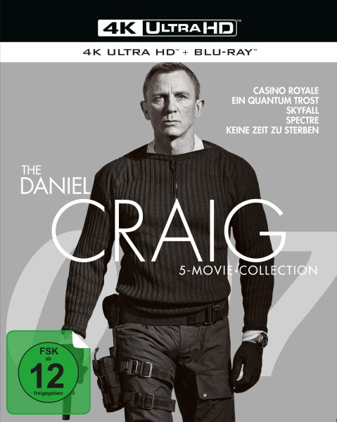 James Bond - The Daniel Craig 5-Movie-Collection (5 4K-UHD + 5 Blu-ray)– JETZT KAUFEN BEI GLACIER GAMES .at