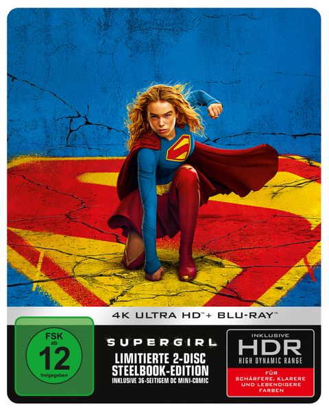 Supergirl (Steelbook A, 4K-UHD+Blu-ray)