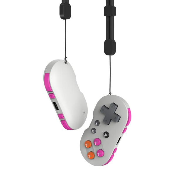 CRKD ATOM Collectible Keychain Controller for Switch, PC, Mobile/Tablet, & Smart TV Gaming - CRKD Grey Edition