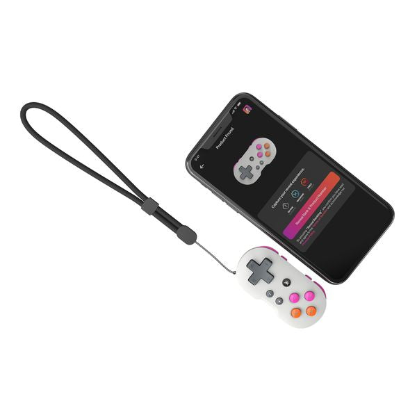 CRKD ATOM Collectible Keychain Controller for Switch, PC, Mobile/Tablet, & Smart TV Gaming - CRKD Grey Edition