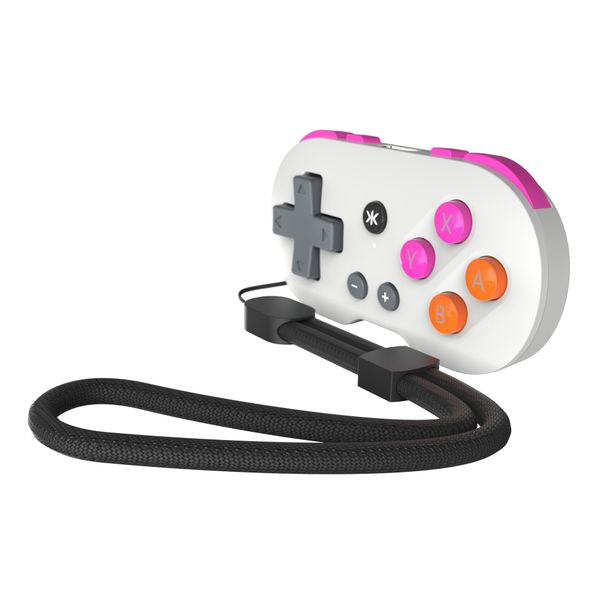 CRKD ATOM Collectible Keychain Controller for Switch, PC, Mobile/Tablet, & Smart TV Gaming - CRKD Grey Edition