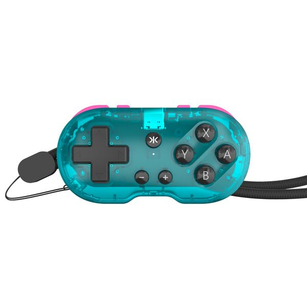CRKD ATOM Collectible Keychain Controller for Switch, PC, Mobile/Tablet, & Smart TV Gaming - Glacier Blue Edition