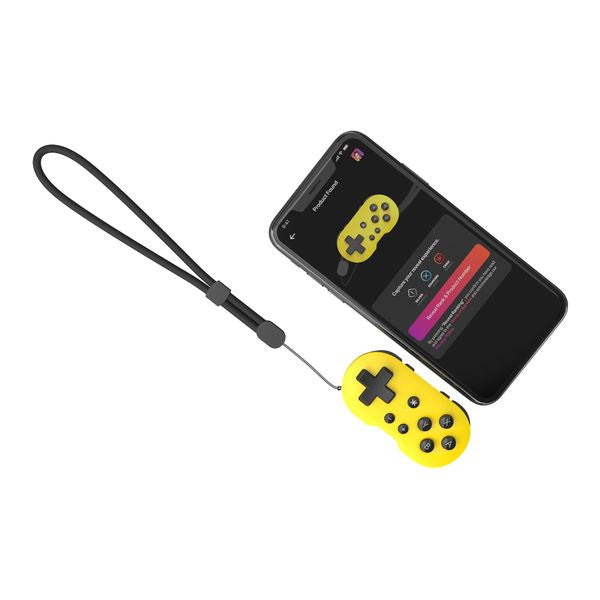 CRKD ATOM Collectible Keychain Controller for Switch, PC, Mobile/Tablet, & Smart TV Gaming - Yuzu Yellow Edition