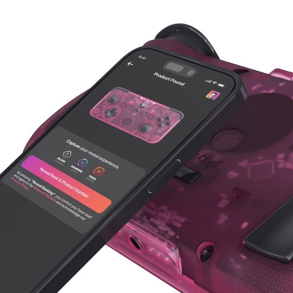 CRKD NEO S - Wireless Collectible Controller Compatible with Nintendo Switch, PC, Mobile & Smart TV Gaming (Electric Pink)
