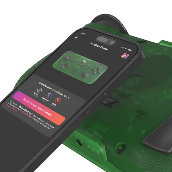 CRKD NEO S - Wireless Collectible Controller Compatible with Nintendo Switch, PC, Mobile & Smart TV Gaming (Emerald Green)