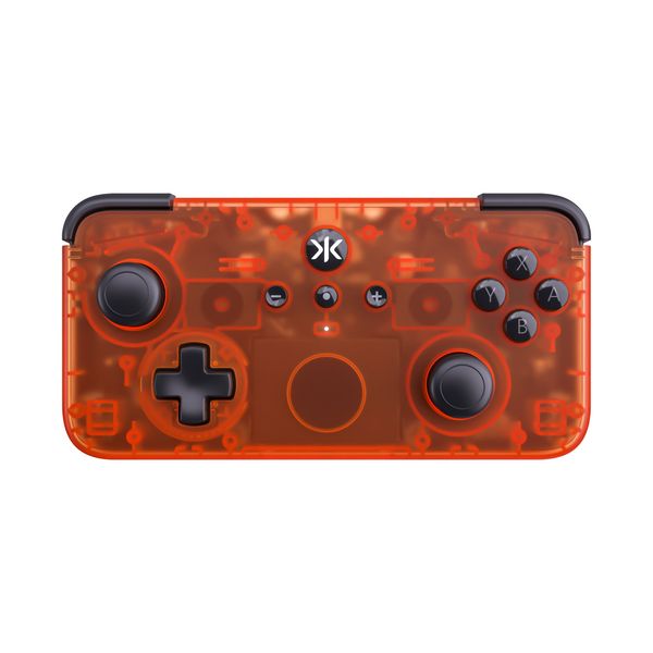 CRKD NEO S - Wireless Collectible Controller Compatible with Nintendo Switch, PC, Mobile & Smart TV Gaming (Orange Zest)