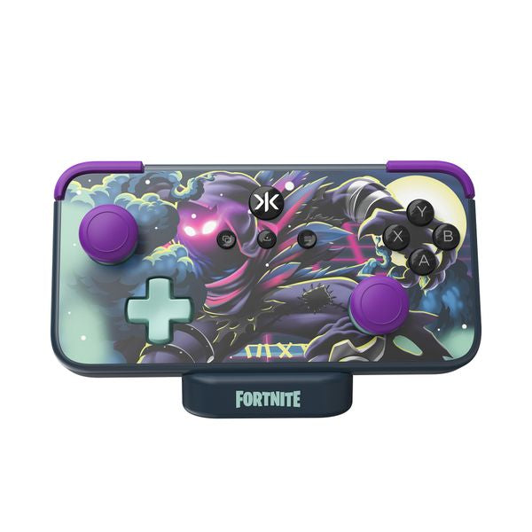 CRKD - NEO S Wireless Collectible Controller for Nintendo Switch OLED, Mobile, PC, Smart TV, Steam Deck OLED, Legion Go, Rog Ally Gaming (Raven Fortnite Edition with Charging Dock)