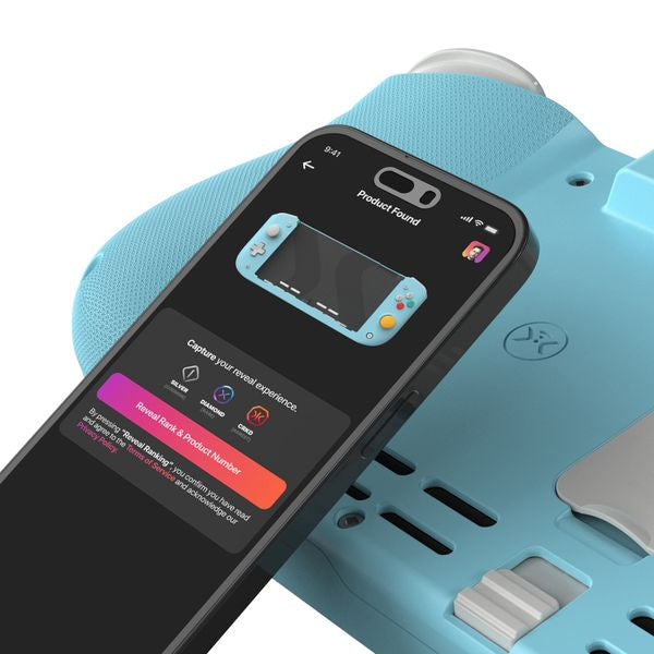 CRKD Nitro Deck - Professional Handheld Deck with No Stick Drift for Nintendo Switch and Switch OLED (Retro Blue - Nostalgia Collection)