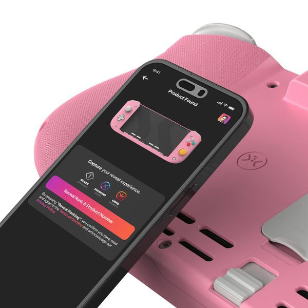 CRKD Nitro Deck - Professional Handheld Controller Deck with Zero Stick Drift for Nintendo Switch and Switch OLED (Retro Pink - Nostalgia Collection)