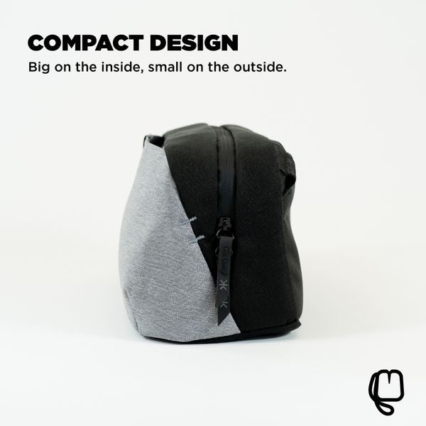 CRKD Gear Bag Schutzhülle Tragetasche - Gaming Tasche für Steam Deck/Rog Ally/Legion Go/Nitro Deck/Nintendo Switch/PlayStation Portal - Handheld Konsole Zubehör (Aschgrau)