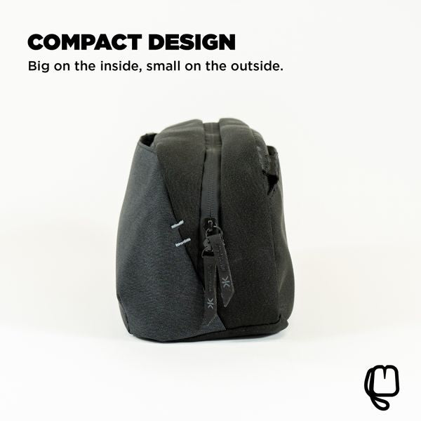 CRKD Gear Bag Schutzhülle Tragetasche - Gaming Tasche für Steam Deck/Rog Ally/Legion Go/Nitro Deck/Nintendo Switch/PlayStation Portal - Handheld Konsole Zubehör (Charcoal Grey)