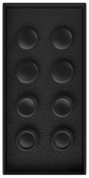 CRKD Stick-Tops - für CRKD Nitro Deck/Nitro Deck+/Neo S, 8 Stück (Midnight Edition)
