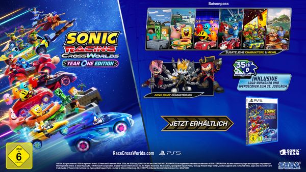 Sonic Racing: CrossWorlds - Year One Edition (PS5)