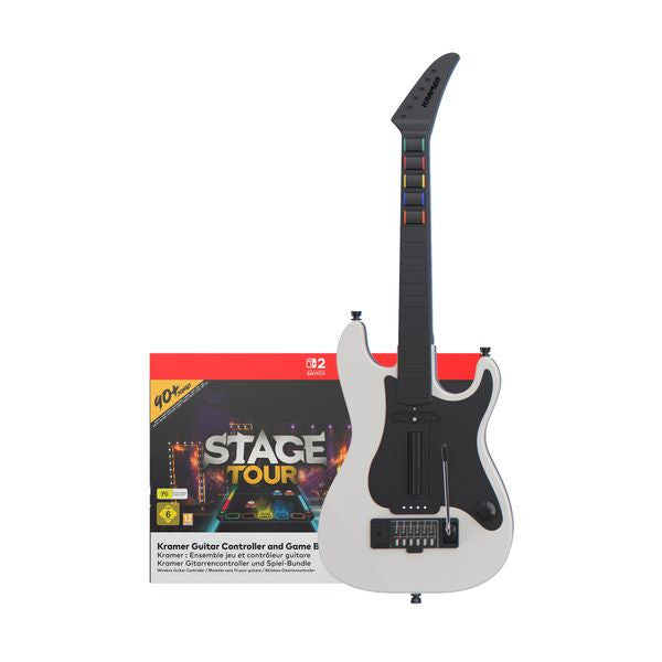 Stage Tour Gamecode + Kramer Wireless Guitar Controller Bundle for Nintendo Switch 2
