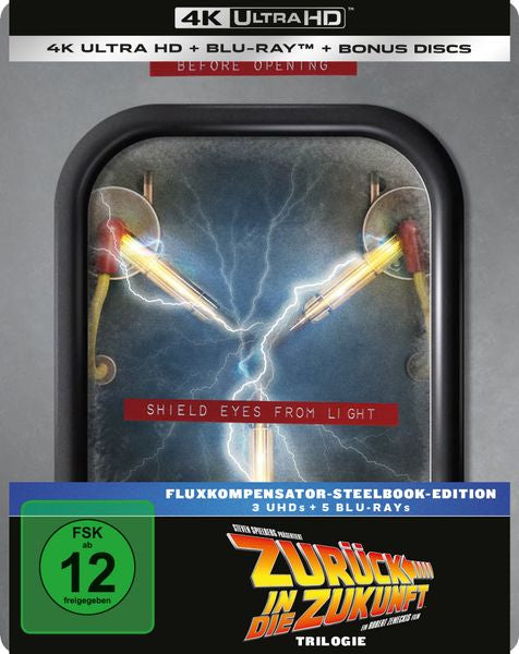 Zurück in die Zukunft – Trilogie – Fluxkompensator-Edition (Steelbook, 3 4K-UHDs+5 Blu-rays)
