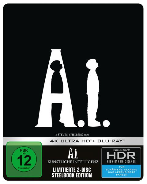 A.I.: Künstliche Intelligenz (Steelbook, 4K-UHD+Blu-ray)