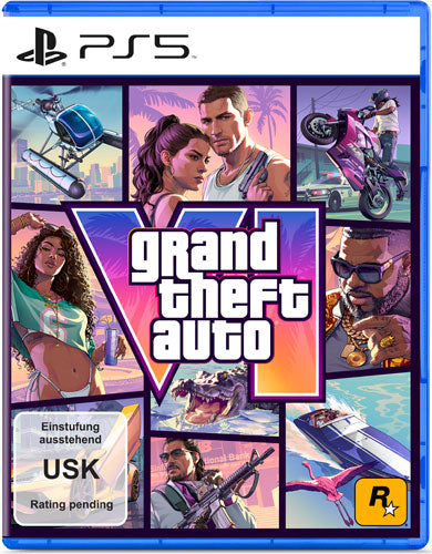 Grand Theft Auto VI ( GTA 6) Sony PlayStation 5 ( USK 18) (Code in a Box)