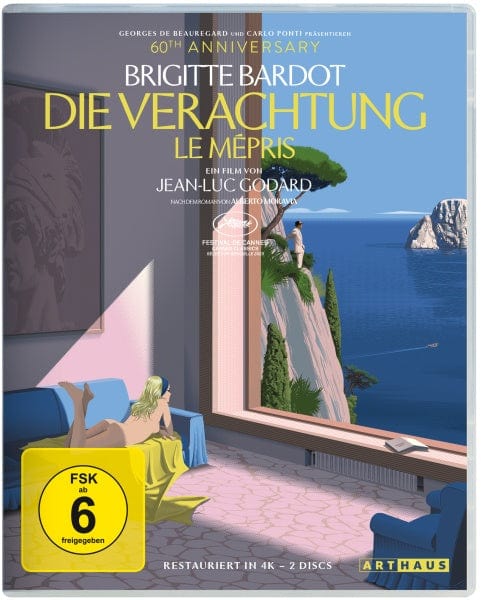 Arthaus / Studiocanal 4K Ultra HD - Film Die Verachtung - Le Mépris - 60th Anniversary Edition (4K Ultra HD+Blu-ray)