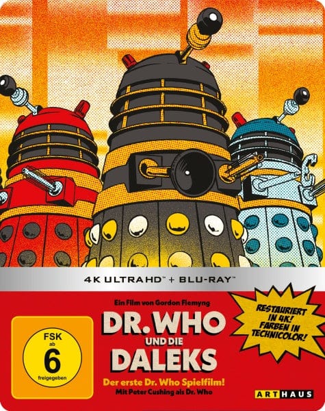 Arthaus / Studiocanal 4K Ultra HD - Film Dr. Who und die Daleks - Limited Steelbook Edition (4K Ultra HD+Blu-ray)