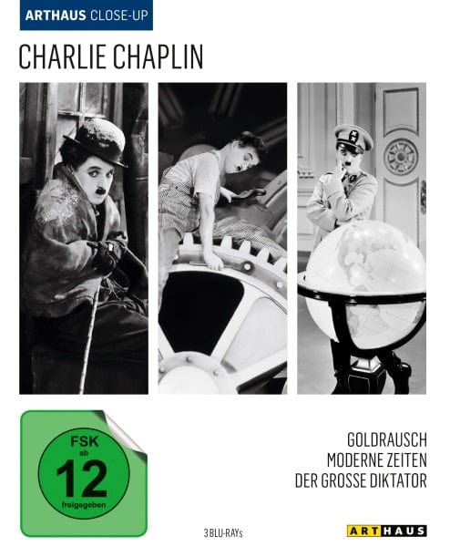 Arthaus / Studiocanal Blu-ray Charlie Chaplin - Arthaus Close-Up (3 Blu-rays)