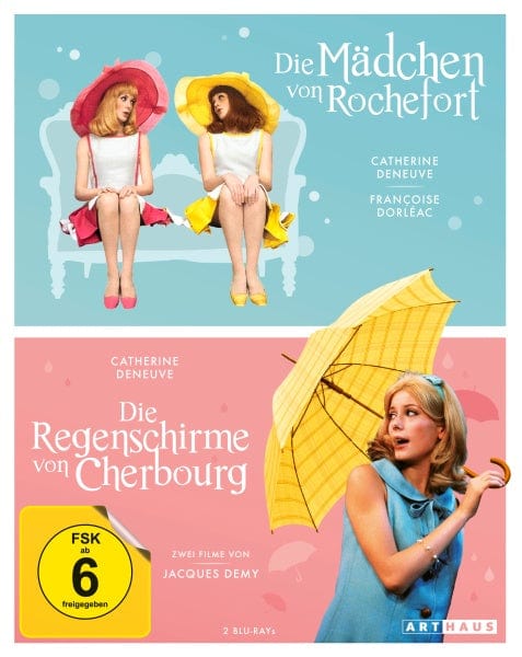 Arthaus / Studiocanal Blu-ray Die Mädchen von Rochefort & Die Regenschirme von Cherbourg (2 Blu-rays)