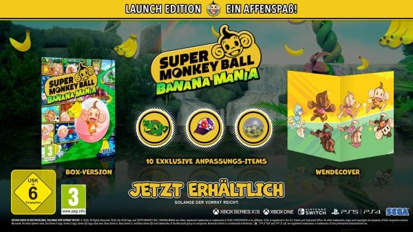 Atlus MS XBox Series X Super Monkey Ball Banana Mania Launch Edition (XSRX)